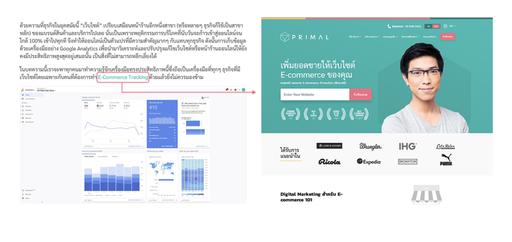 วิธีสร้าง internal link บนเว็บไซต์