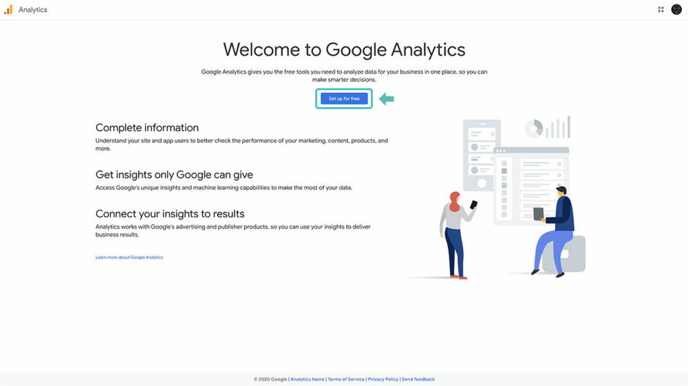 วิธีสมัคร Google Analytics